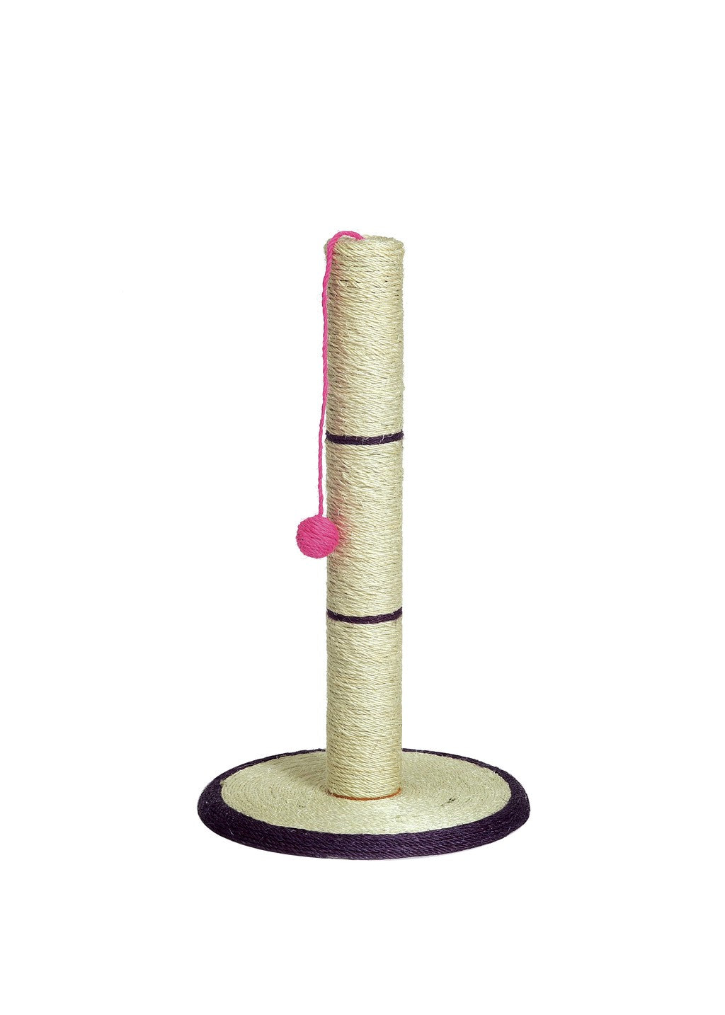 Tiragraffi Camon a colonna in sisal con pallina per gatti 34x62 cm Tiragraffi Camon a colonna in sisal con pallina per gatti 34x62 cm